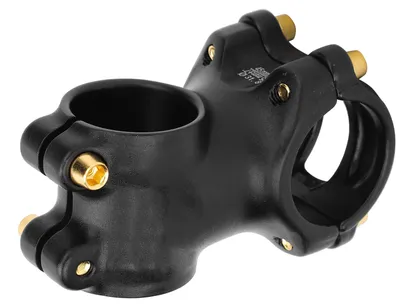 Image de Potence de VTT, alliage d'aluminium ± 7°, 31,8 mm, compatible avec la plupart des vélos, noir