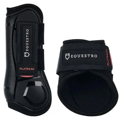 Produktbild von Equestro Gamaschen und Streichkappen Tendon Boots Springamaschen Schwarz Cob