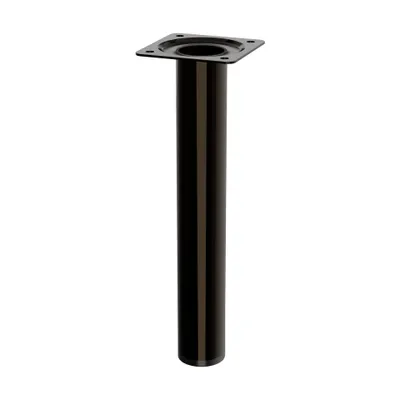 Obrázek produktu pro Walteco Nábytková noha kulatá, průměr 30mm, výška 200mm, leštěný černý nikl