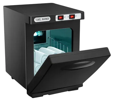 Obrázek produktu pro Přenosný sterilizátor ručníků, technologie dezinfekce, rychlé nahřívání, černá barva