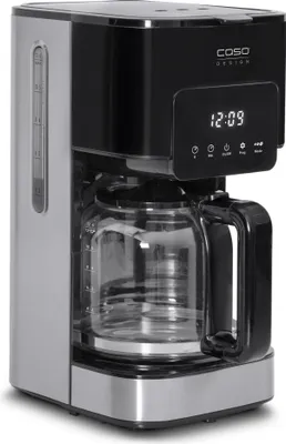 Produktbild von Caso 1846 Filterkaffeemaschine, Glaskanne, 12 Tassen, Zeitschaltuhr, Aromawahl