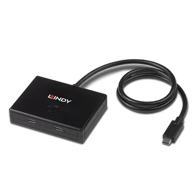 Obrázek produktu pro Lindy 43329, USB 3.2 Gen 1 (3.1 Gen 1) Type-C, USB 3.2 Gen 1 (3.1 Gen 1) Type-C, 5000 Mbit/s, Černá, 0,6 m, 85 mm