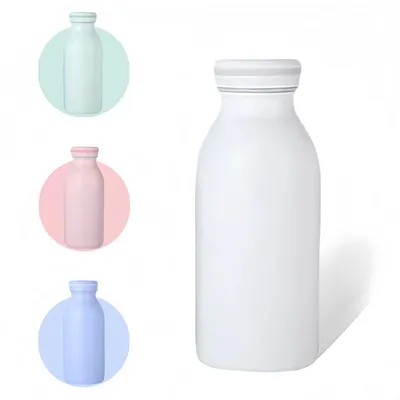 Produktbild von Edelstahl Trinkflasche 350ml Thermosflasche 24h Kalt Auslaufsicher für Heiße und Kalte Getränke