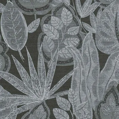 Produktbild von A.S Creation | Famous Garden | 393461 | Vliestapete | Bäume & Blätter | 10.05 x 0.53 m | Schwarz