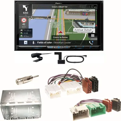 Produktbild von Pioneer AVIC-Z930DAB Navigation USB CD Bluetooth Einbauset für Volvo S40 V40 850