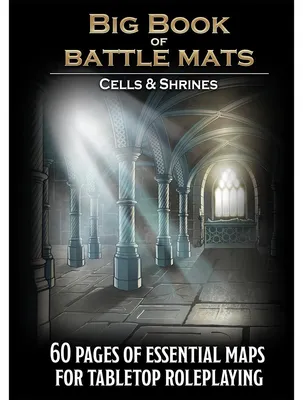 Zdjęcie produktu dla „Big Book of Battle Mats: Cells & Shrines” – akcesoria do gier fabularnych – wydanie angielskie