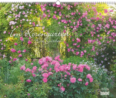 Produktbild von DUMONT - Im Rosengarten 2026 - Gartenkalender - Querformat 52 x 43 cm - Romantische Rosenmotive für Gartenfreunde