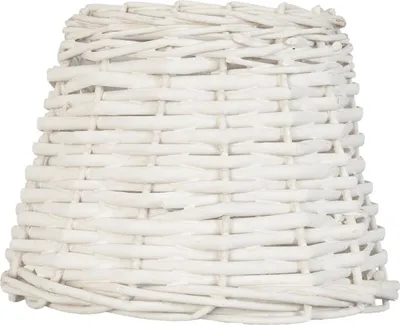 Produktbild von Clayre & Eef Lampenschirm Ø 20x15 cm Weiß Rattan
