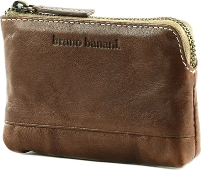 Produktbild von bruno banani Leder Schlüsselmäppchen Key Case Brown braun