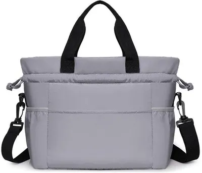 Produktbild von Isolierter Picknickbeutel 11L, Reißfester, Opklappbar, Herstellbar, für Arbeit, Schule, Strand, Büro, Picknick, Reisen (11L, Grau)