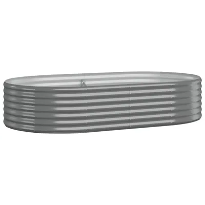 Immagine prodotto di vidaXL Letto rialzato in acciaio verniciato a polvere 175x100x36 cm Grigio