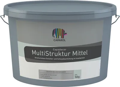 Produktbild von Capadecor MultiStruktur Fein, 16 kg Weiß