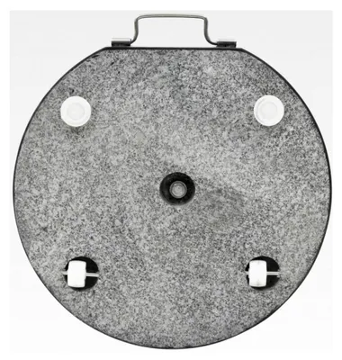 Produktbild von Sonnenschirmständer aus Granit, 30 kg, rund, schwarz
