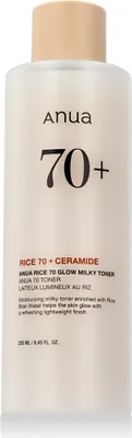 Produktbild von Anua Rice 70 + Ceramide Tonikum Glow Milky Toner 250 ml