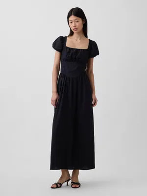 Produktbild von GAP Leinen-Maxikleid mit Taschen XS