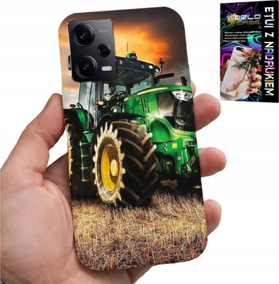 Zdjęcie produktu dla Etui Do Xiaomi Note 12 Pro 5G - Traktor Ciągnik Rolniczy Farma + Szkło