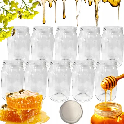 Produktbild von Wamar-Sosenka Gläser Vorrat 900ml 10 Stück Glas transparent