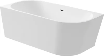 Obrázek produktu pro Rohová akrylátová vana Balneo AVOLA 170 x 80 cm, levá strana, víko s klik-klak mechanismem, zátka, bílá