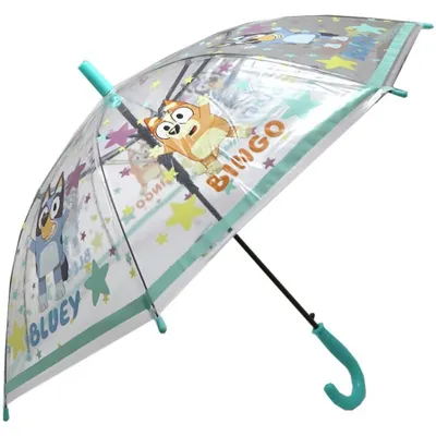 Obrázek produktu pro Dětský vystřelovací transparentní deštník Bluey
