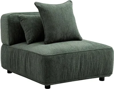 Produktbild von Sessel mit gerader Rückenlehne 1 Lelaco - Polyester - grün