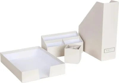 Image de Bigso Box of Sweden Hugo Set d'organisation de bureau 4 pièces