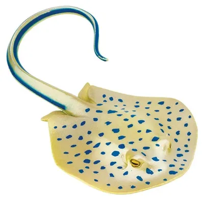 Immagine prodotto di Toob Safari Incredibili Creature Punkten Ray Miniatur (blau)