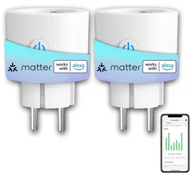 Productafbeelding van Smart Stopcontact Slimme Stekker Wifi met Stroomverbruik