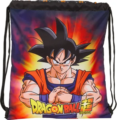 Produktbild von Rucksacktasche mit Bändern Dragon Ball Schwarz 35 x 40 x 1 cm
