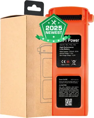 Obrázek produktu pro 11,55V 7100mAh inteligentní baterie pro Autel Robotics EVO II/Pro/Enterprise/RTK/Dual 640T (V2 & V3) Náhradní baterie, 2025 New, Orange