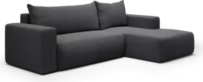 Produktbild von KEF  Ecksofa Lessi – L-Form – 268x72x163 cm – Möbel für Wohnzimmer – Liegefläche 130x212 cm – Mit Schlaffunktion – Polstermöbel – Rechtsseitig Aragon 99