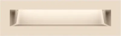 Produktbild von Lüftungsgitter LUFT 6x20 Creme Slim