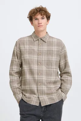 Produktbild von Casual Friday CFLOTUS Herren Hemd Langarmhemd Freizeithemd 100% Baumwolle Regular Fit