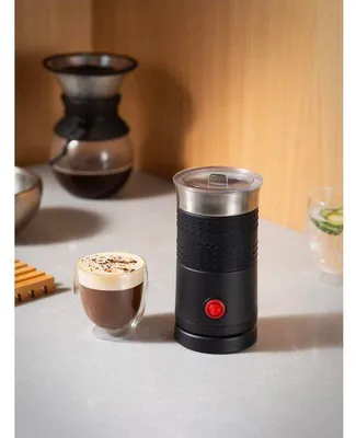 Produktbild von Bodum Bistro, Automatic milk frother/warmer, Schwarz, Edelstahl, 300 ml, 0,3 l, Tasten