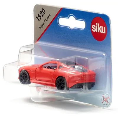 Produktbild von Siku Jaguar F-Type R, Auto, 3 Jahr(e), Kunststoff, Metall, Rot, Schwarz