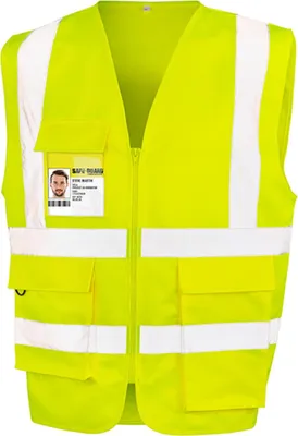 Immagine prodotto di Result Safe-Guard R477X | Gilet di sicurezza in policotone per uso intensivo - Gilet di sicurezza - Colore: giallo fluorescente - Taglia: S