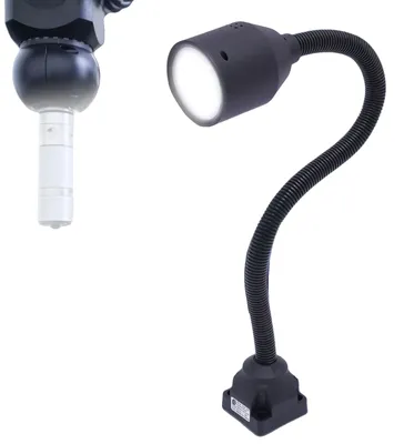 Obrázok produktu pre LED pracovné svetlo, výkon 5 W, napätie 220 V, otočné o 360°, dĺžka kábla 500 mm, dve možnosti farby svetla