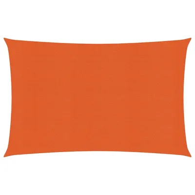 Image de Voile d'ombrage 160 g/m² Orange 2,5x3,5 m PEHD