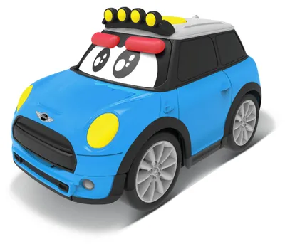 Produktbild von BB Junior - Spielzeugauto - Laugh & Play Mini Cooper (13,5cm, blau) Spielzeug Auto