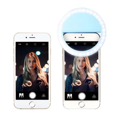 Obrázok produktu pre LED kruhové svetlo biele pre selfie 36 LED 5600 K GSM0945-B