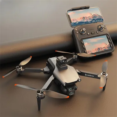 Zdjęcie produktu dla Dron LYZRC L600-1 PRO GPS z podwójną kamerą 4K, 5G WiFi FPV, pilotem LCD 4,5", systemem omijania przeszkód 360°, bezszczotkowym silnikiem, składaną konstrukcją i 2 akumulatorami