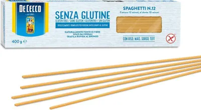 Produktbild von 20x De Cecco Spaghetti 400g senza Glutine Glutenfrei pasta nudeln