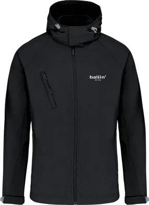 Image de Ballin Est. 2013 Softshell Hooded Jas Noir - Grand L