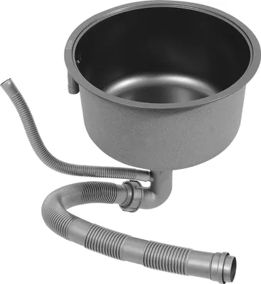 Immagine prodotto di Lavello da cucina - Lavello a vasca singola - Acciaio inox 304 - Senza rubinetteria - 1 foro - Nero
