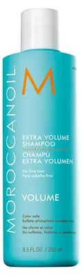 Obrázek produktu pro Moroccanoil Extra Volume, 250 ml, Šampon, Profesionální, Unisex, Jemné vlasy, Neživé vlasy, Všechny barvy