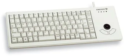 Produktbild von CHERRY XS Trackball, Volle Größe (100%), Kabelgebunden, USB, QWERTZ, Grau