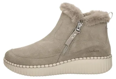 Image de Skechers Relaxed Fit: Wilshire BLVD - Fresh Zip  Enkellaarsjes Plat - taupe - Maat 39