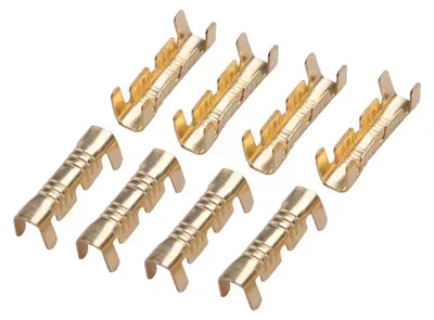 100 Stück Messing-Kabelverbinder 0,5-1,5 mm², Schnellverbinder