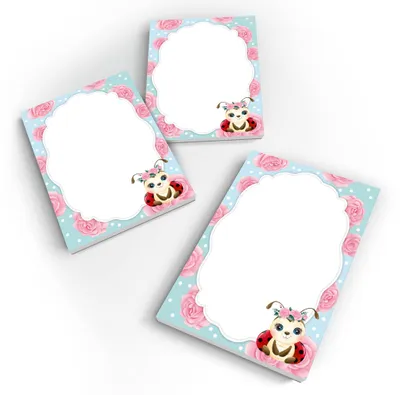 Immagine prodotto di 12 piccoli quaderni - Motivo: coccinella - Idea regalo per compleanni di bambini - Pensierini per bambine - Formato