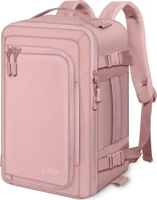 Produktbild von Reiserucksack mit Platz für einen Laptop, 20l, Tech-Protect Defender S50, Rosa