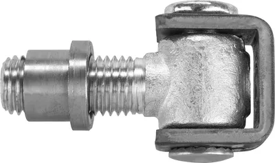 Produktbild von Torangel 106 mm verstellbar mit M24 Einschweißmutter Torbeschlag Torband Stahltorscharnier Stahltorband von SOTECH